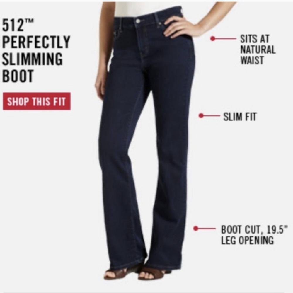 Levi's Women’s 512 Perfectly Shaping Bootcut Jeans 20